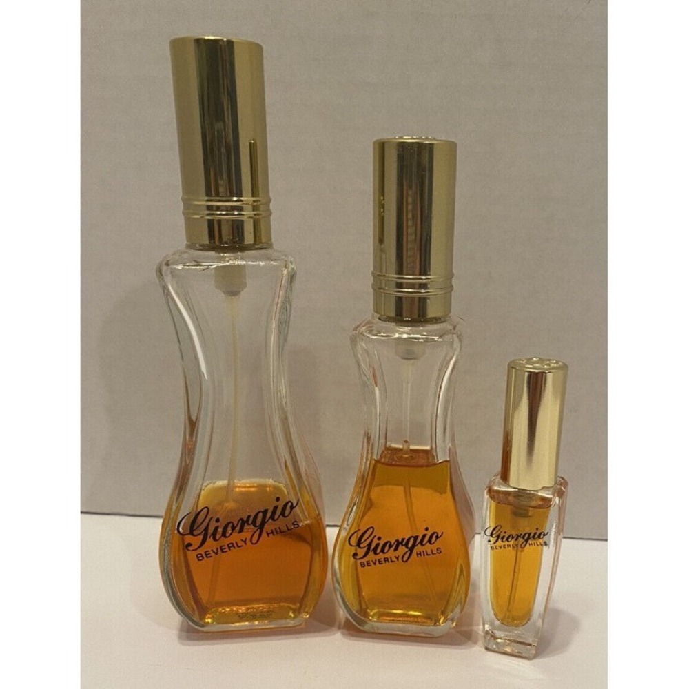 Vintage Giorgio Beverly Hills Extraordinary Spray Cologne Lot Of 3 Original